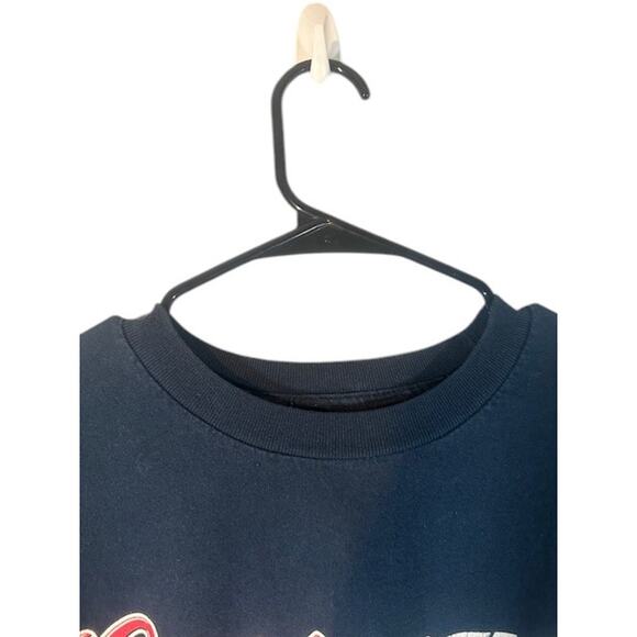 NFL Navy Blue Patriots Coors Light Long Sleeve Crew Neck T-Shirt Men Sz 2XL - Picture 4 of 6